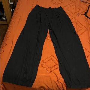 Abercrombie & Fitch Black Elastic Waist Pants